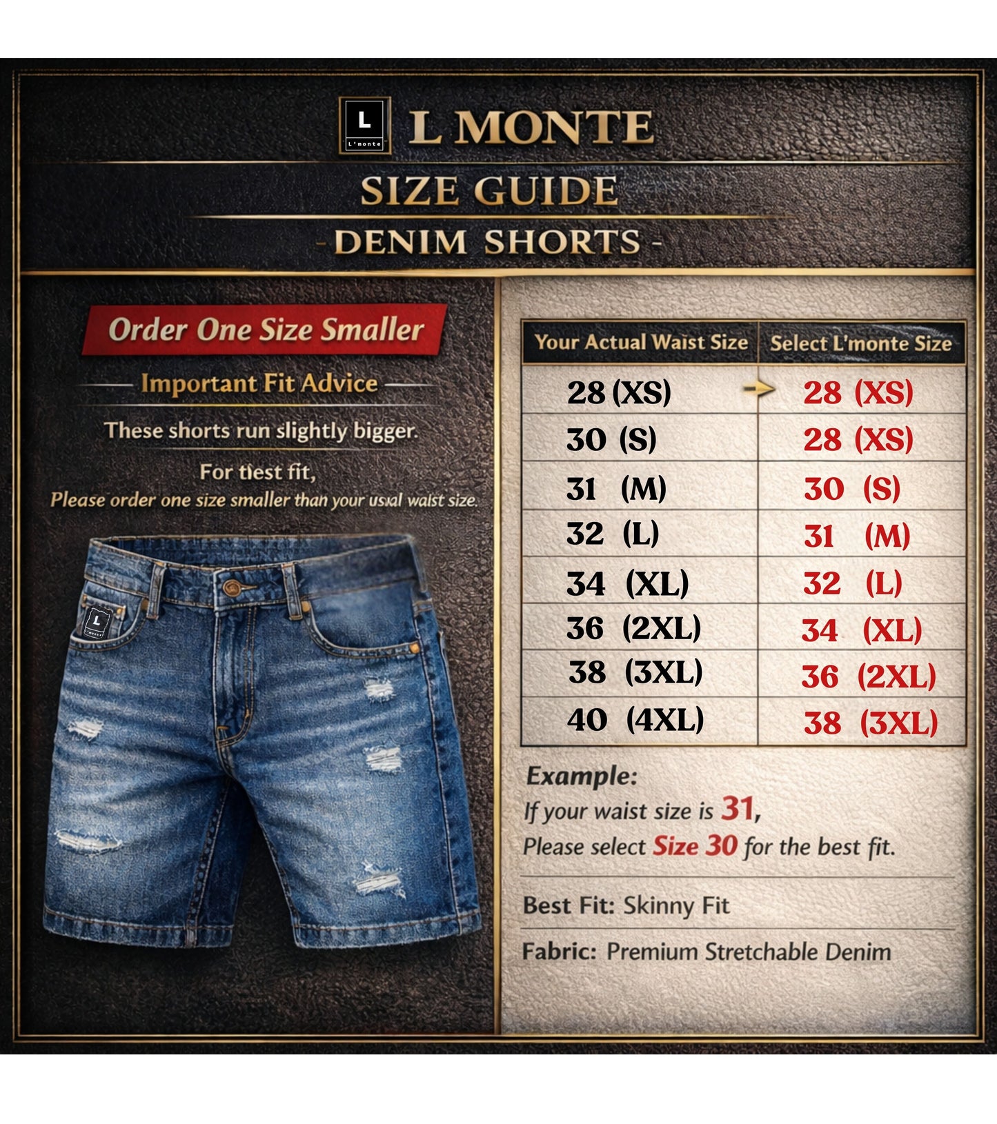 Men Imported Skinny Fit Stretchable Denim Shorts – Casual Summer Wear My Store